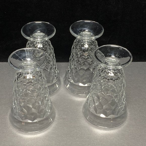 Fostoria American Clear Set of 4 Footed Iced Tea Water Goblets 12oz - Picture 5 of 7